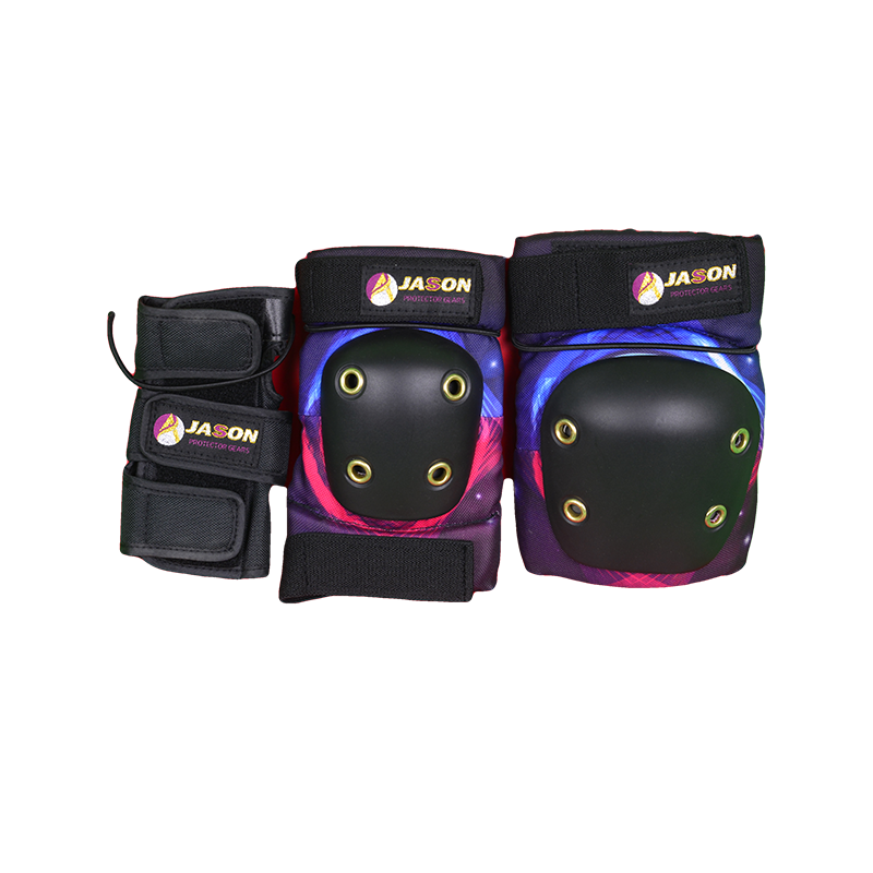 Inline skate pad set