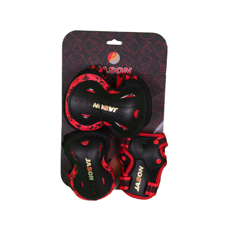 Inline skate pad set