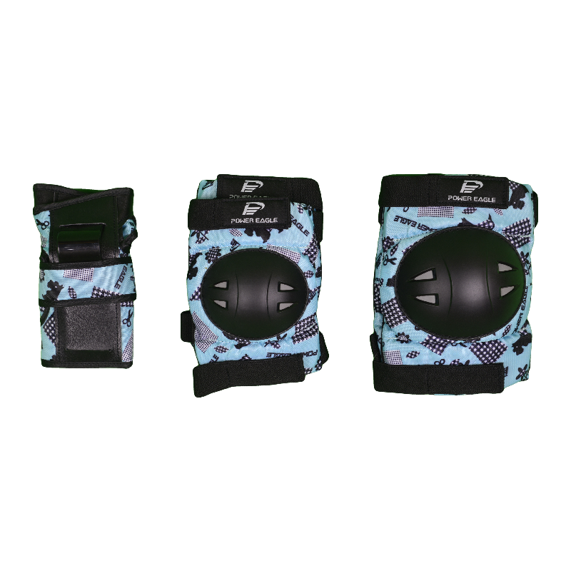 Inline skate pad set