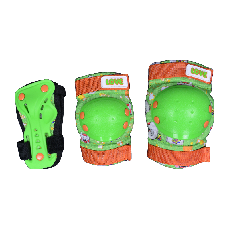 Inline skate pad set