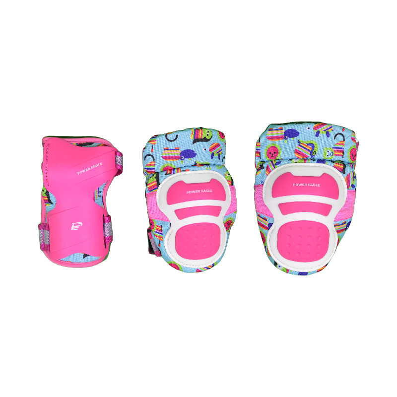 Inline skate pad set