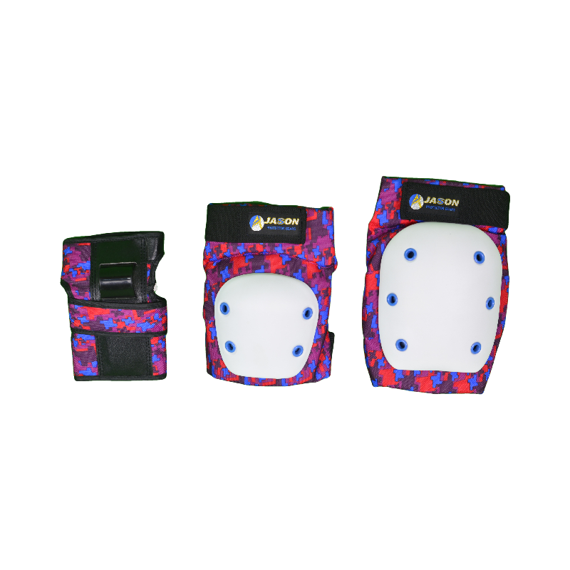 Inline skate pad set