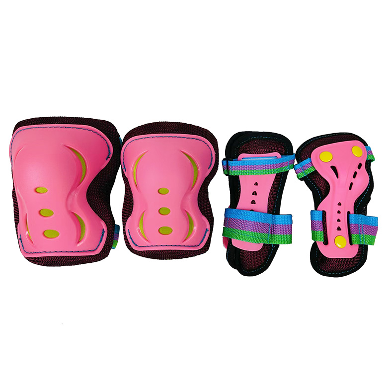 Children's Roller Skating Gear 6 Pieces Set Sports Gear Skateboard Skating Gear Set Knee Protection 